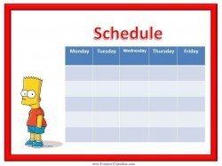 Weekly Planner for Boys