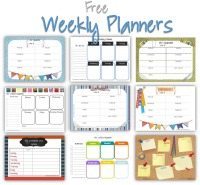 free printable weekly planner