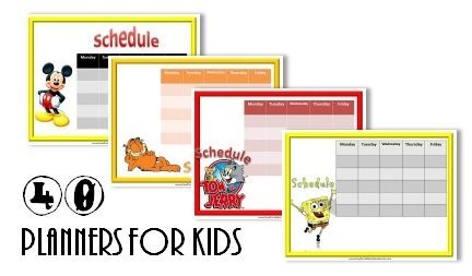 planners for kids