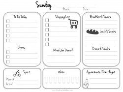 daily planner template