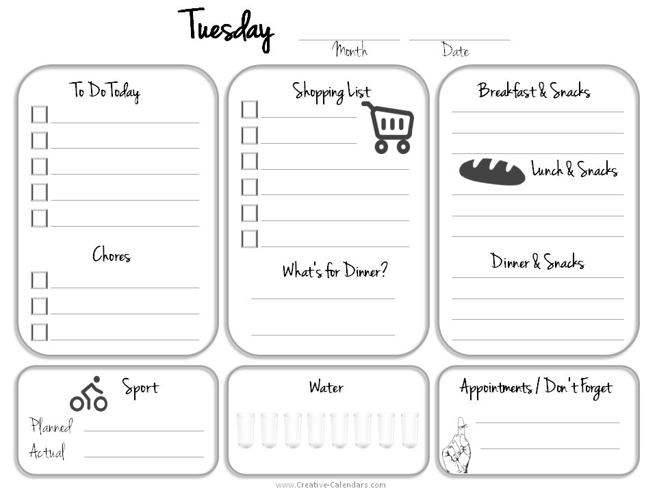 Daily Planner Template