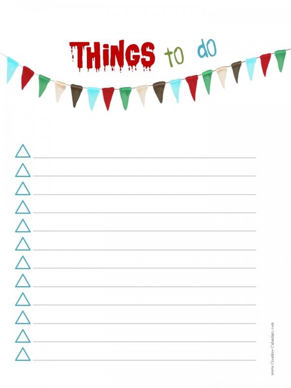 To Do List Template