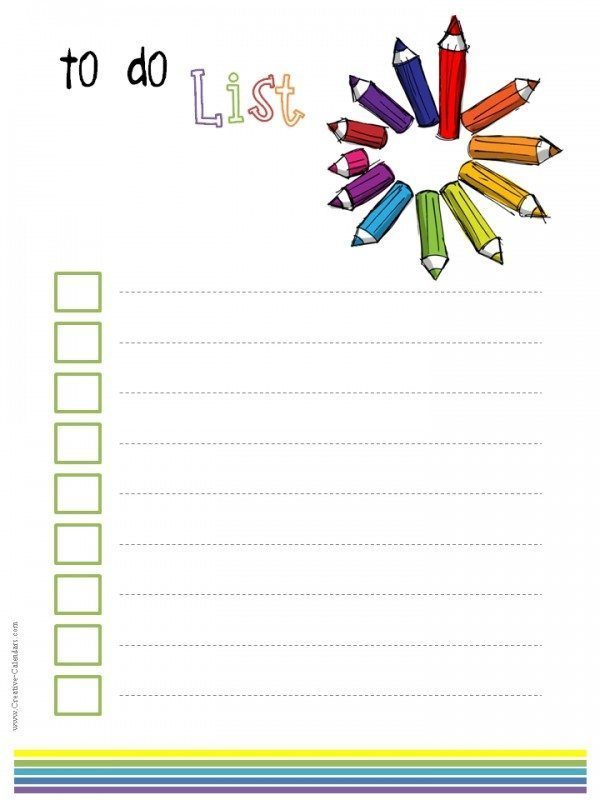 To Do List Template