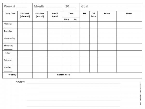 Running Log